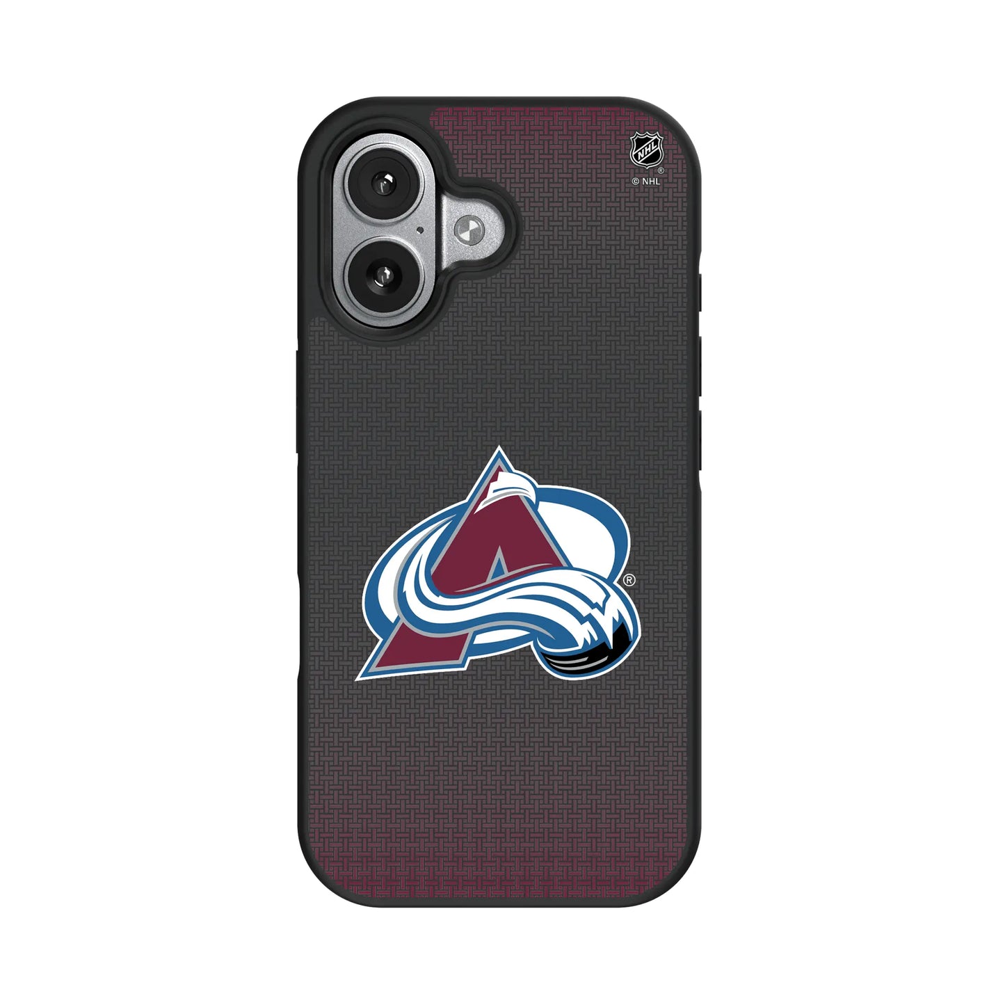 Colorado Avalanche Linen Bump Phone Case for Apple iPhone