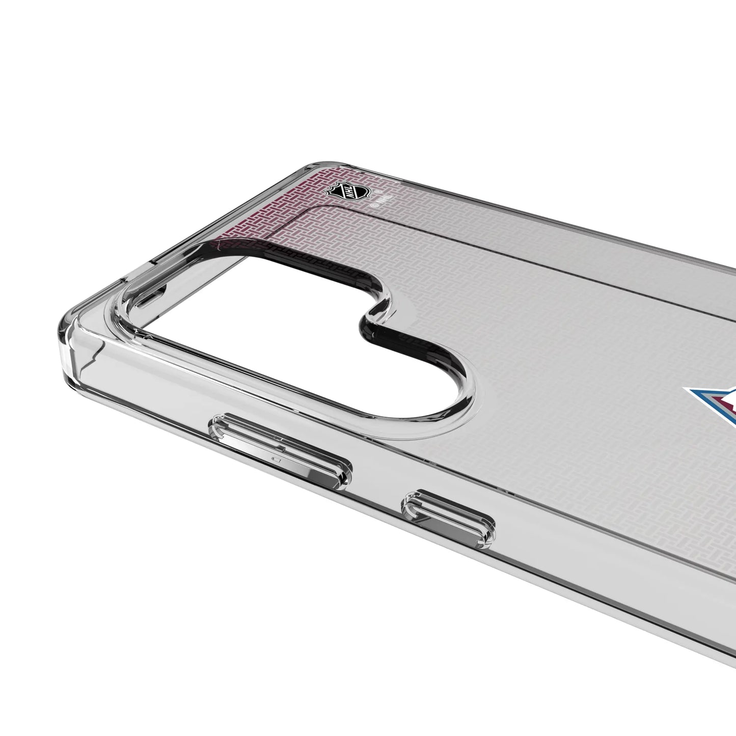 Colorado Avalanche Linen Clear Phone Case for Samsung Galaxy