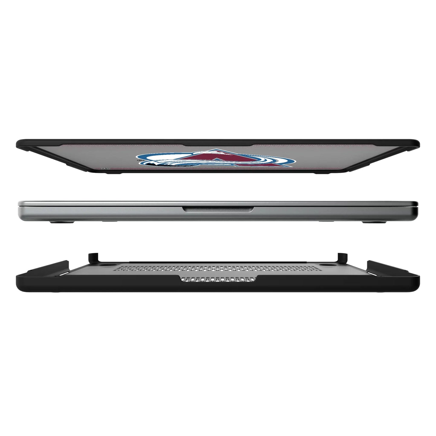 Colorado Avalanche Linen Laptop Case for Apple MacBook