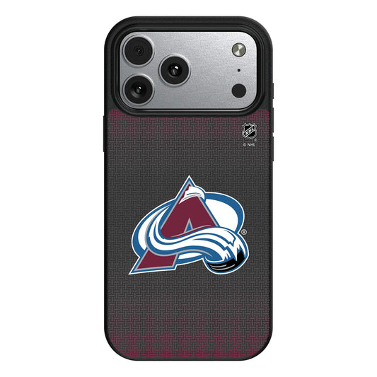 Colorado Avalanche Linen MagSafe Compatible Phone Case for Apple iPhone