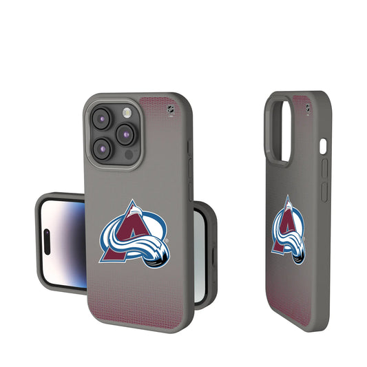 Colorado Avalanche Linen Soft Touch Phone Case for Apple iPhone