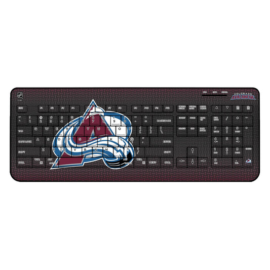 Colorado Avalanche Linen Wireless USB Keyboard