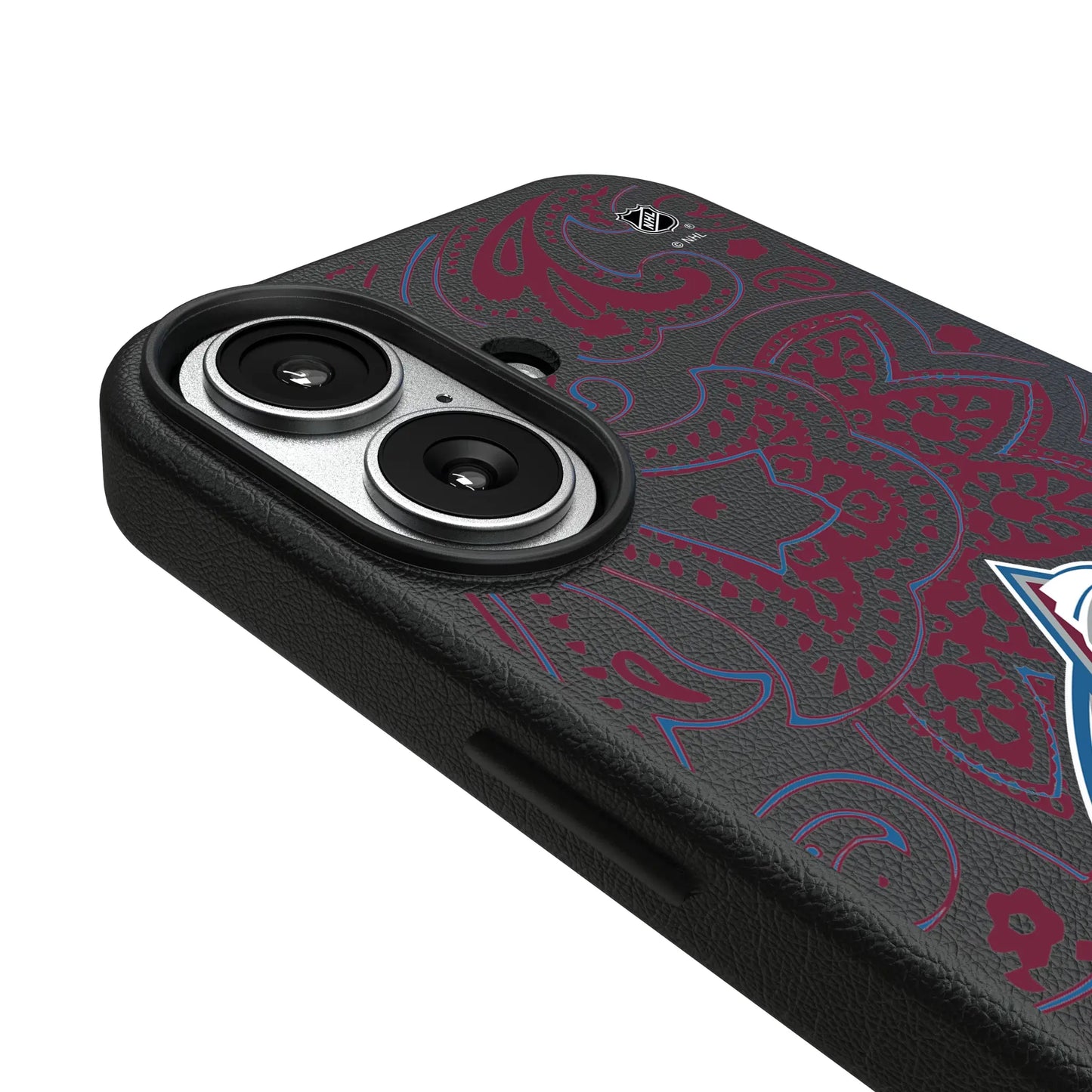 Colorado Avalanche Paisley MagSafe Compatible Phone Case for Apple iPhone