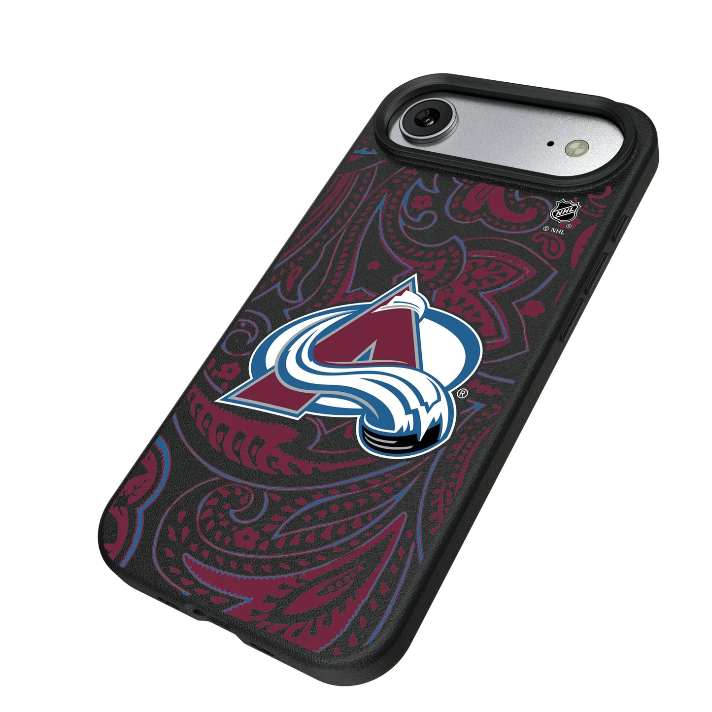 Colorado Avalanche Paisley MagSafe Compatible Phone Case for Apple iPhone