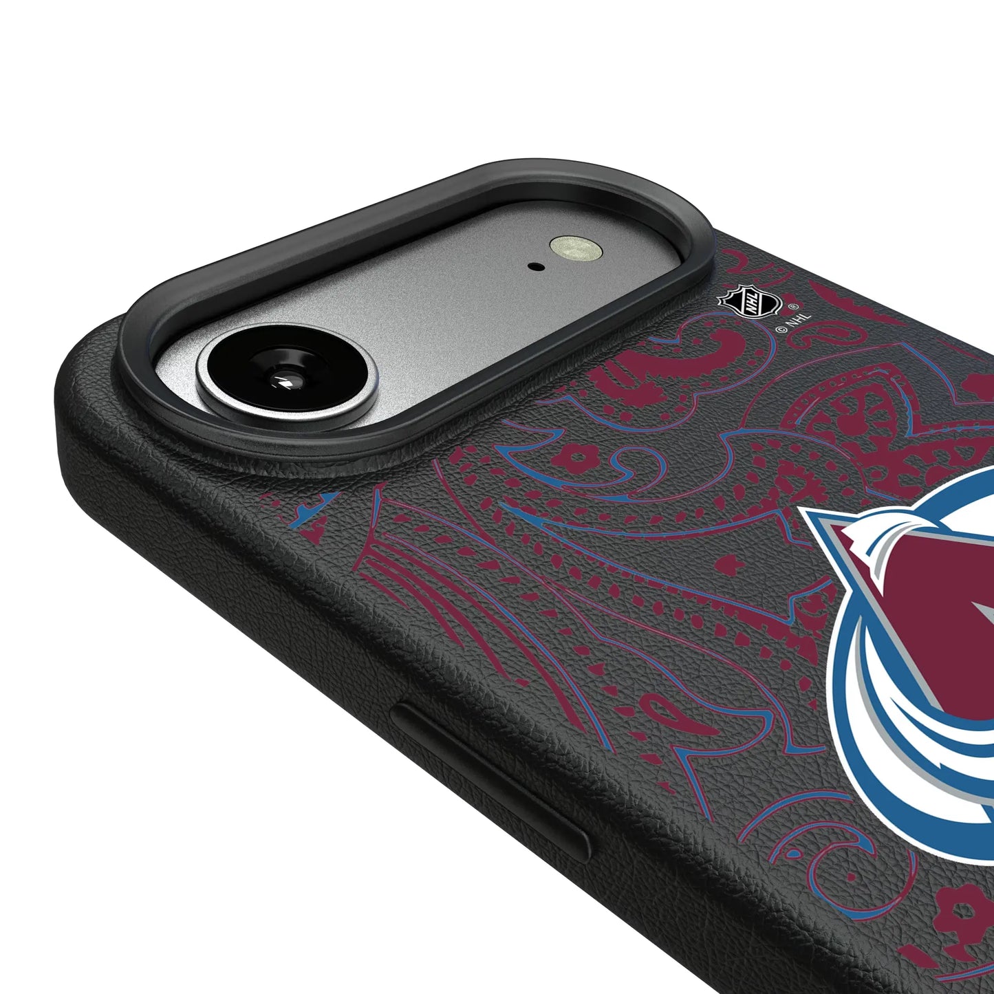 Colorado Avalanche Paisley MagSafe Compatible Phone Case for Apple iPhone