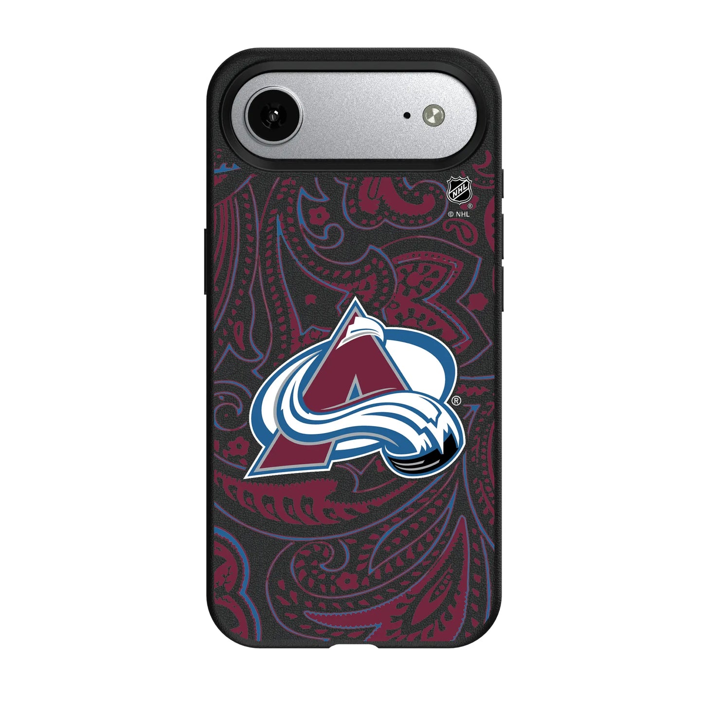 Colorado Avalanche Paisley MagSafe Compatible Phone Case for Apple iPhone