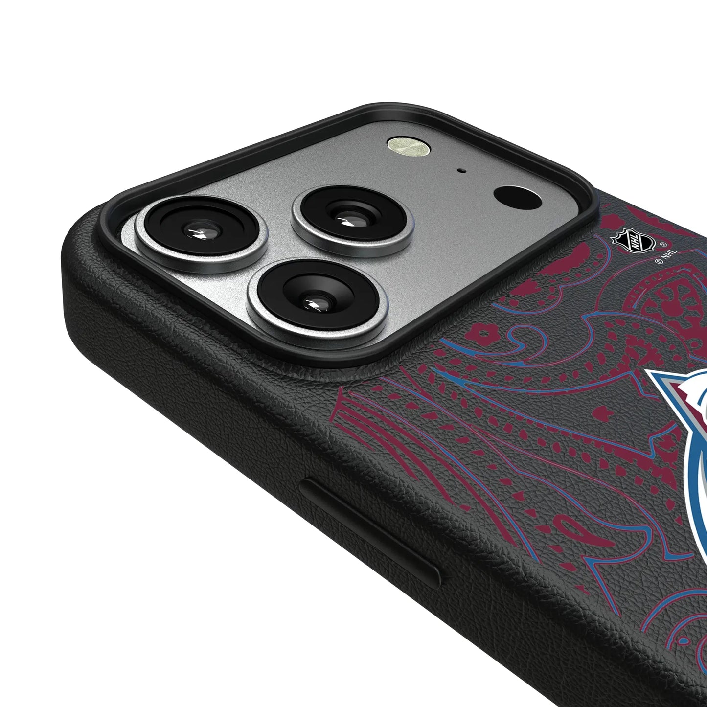 Colorado Avalanche Paisley MagSafe Compatible Phone Case for Apple iPhone