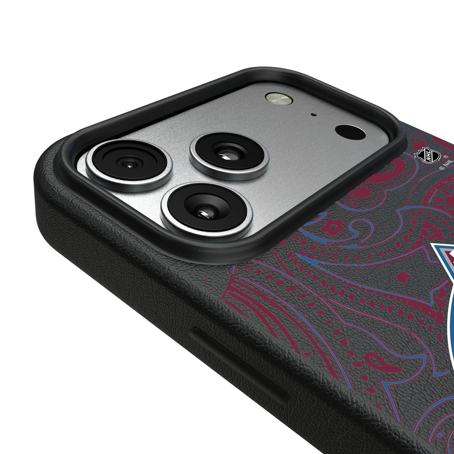 Colorado Avalanche Paisley MagSafe Compatible Phone Case for Apple iPhone