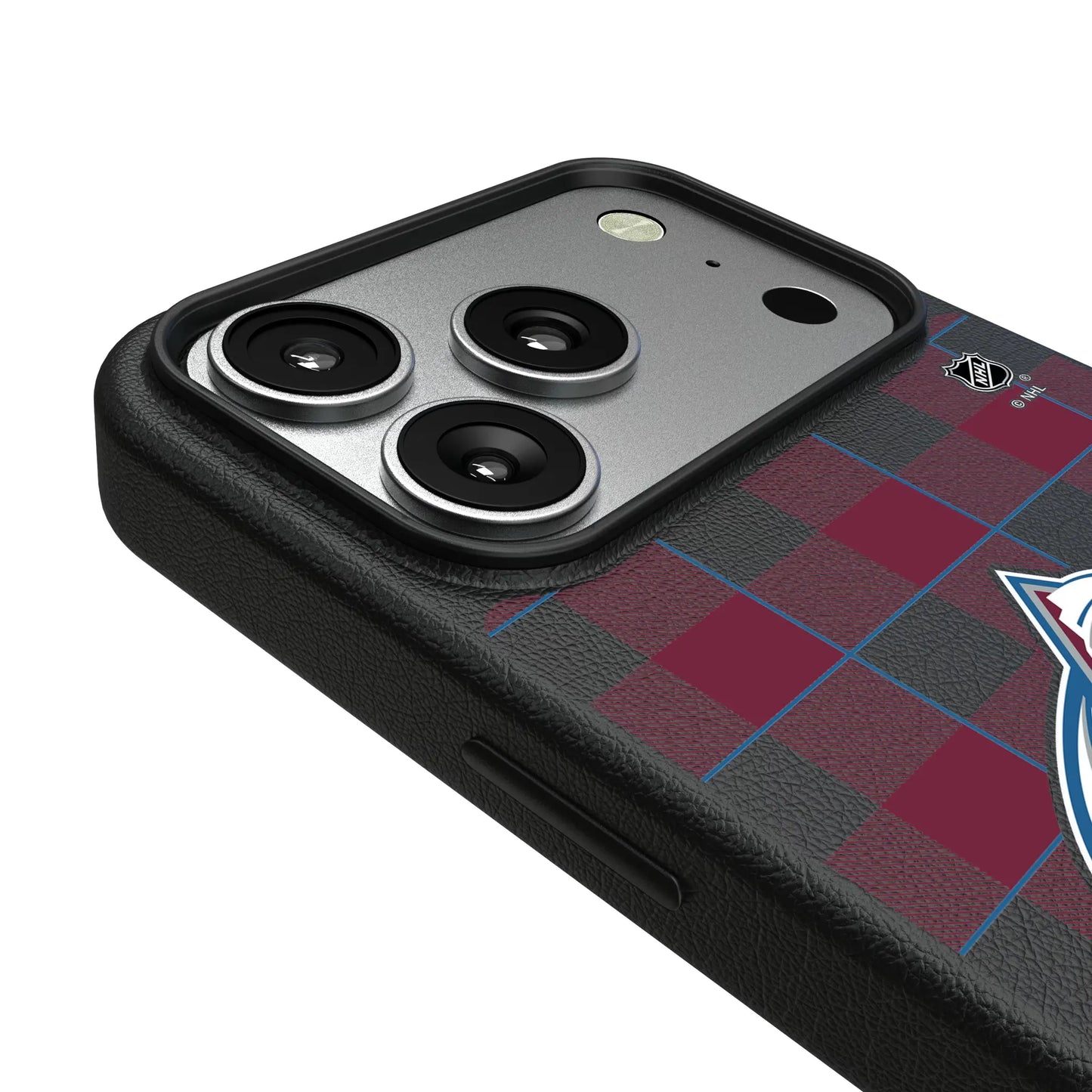 Colorado Avalanche Plaid MagSafe Compatible Phone Case for Apple iPhone