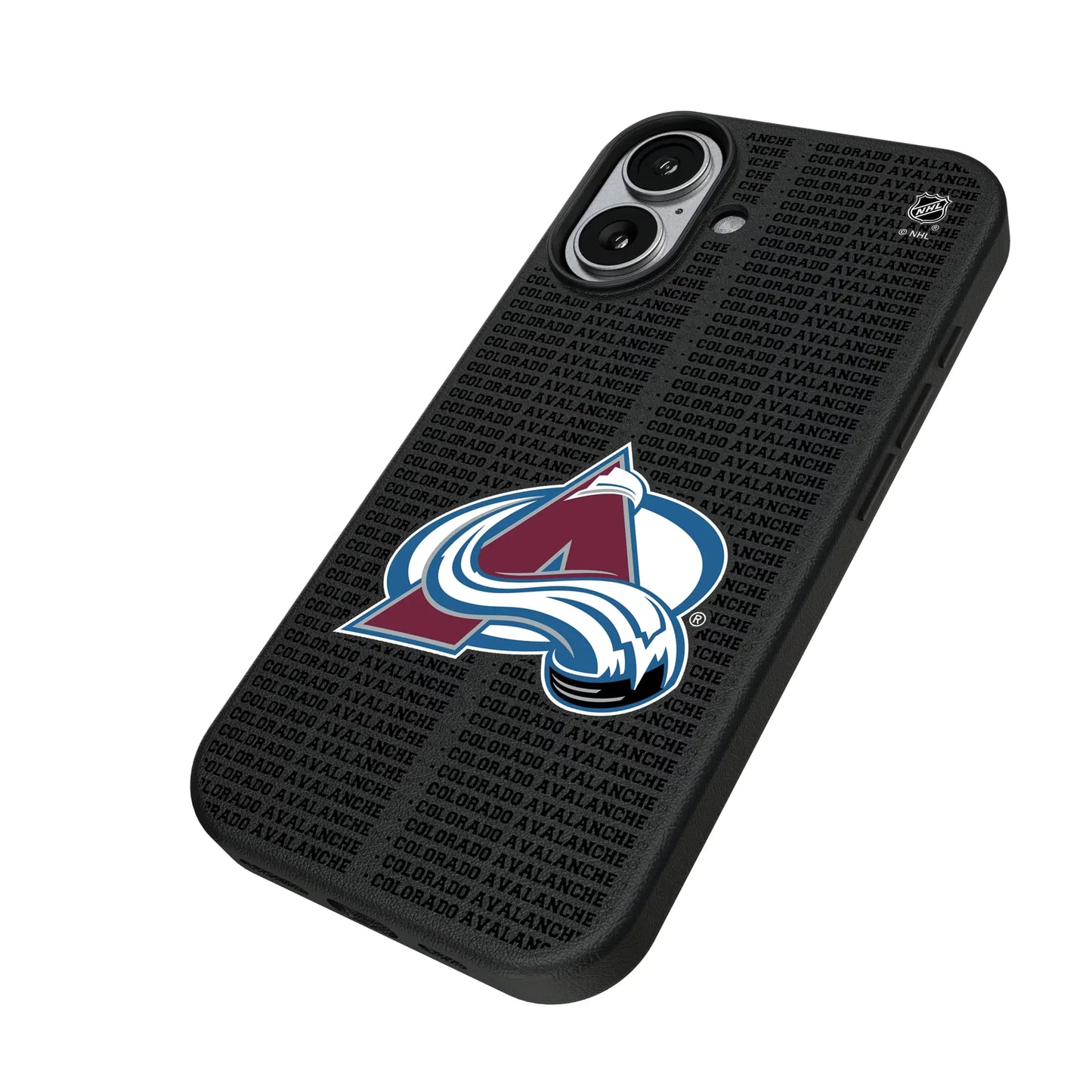 Colorado Avalanche Text Backdrop MagSafe Compatible Phone Case for Apple iPhone