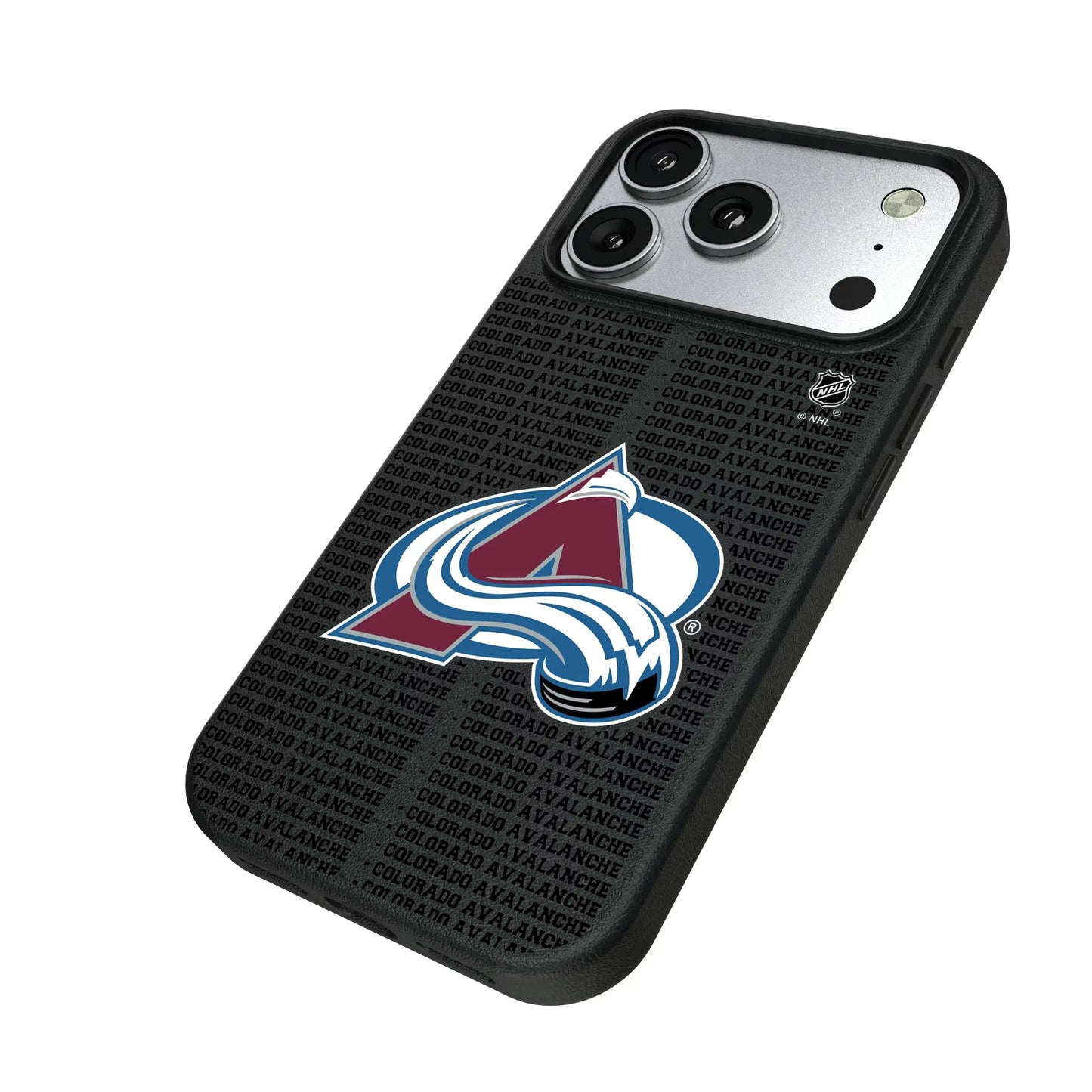 Colorado Avalanche Text Backdrop MagSafe Compatible Phone Case for Apple iPhone