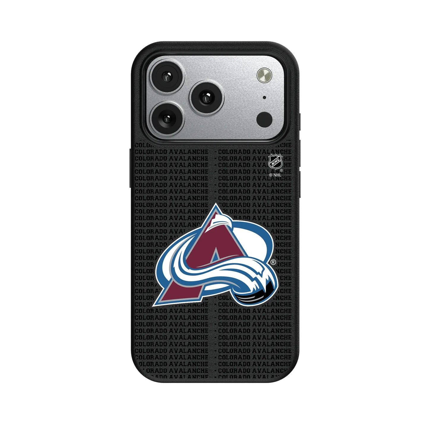 Colorado Avalanche Text Backdrop MagSafe Compatible Phone Case for Apple iPhone