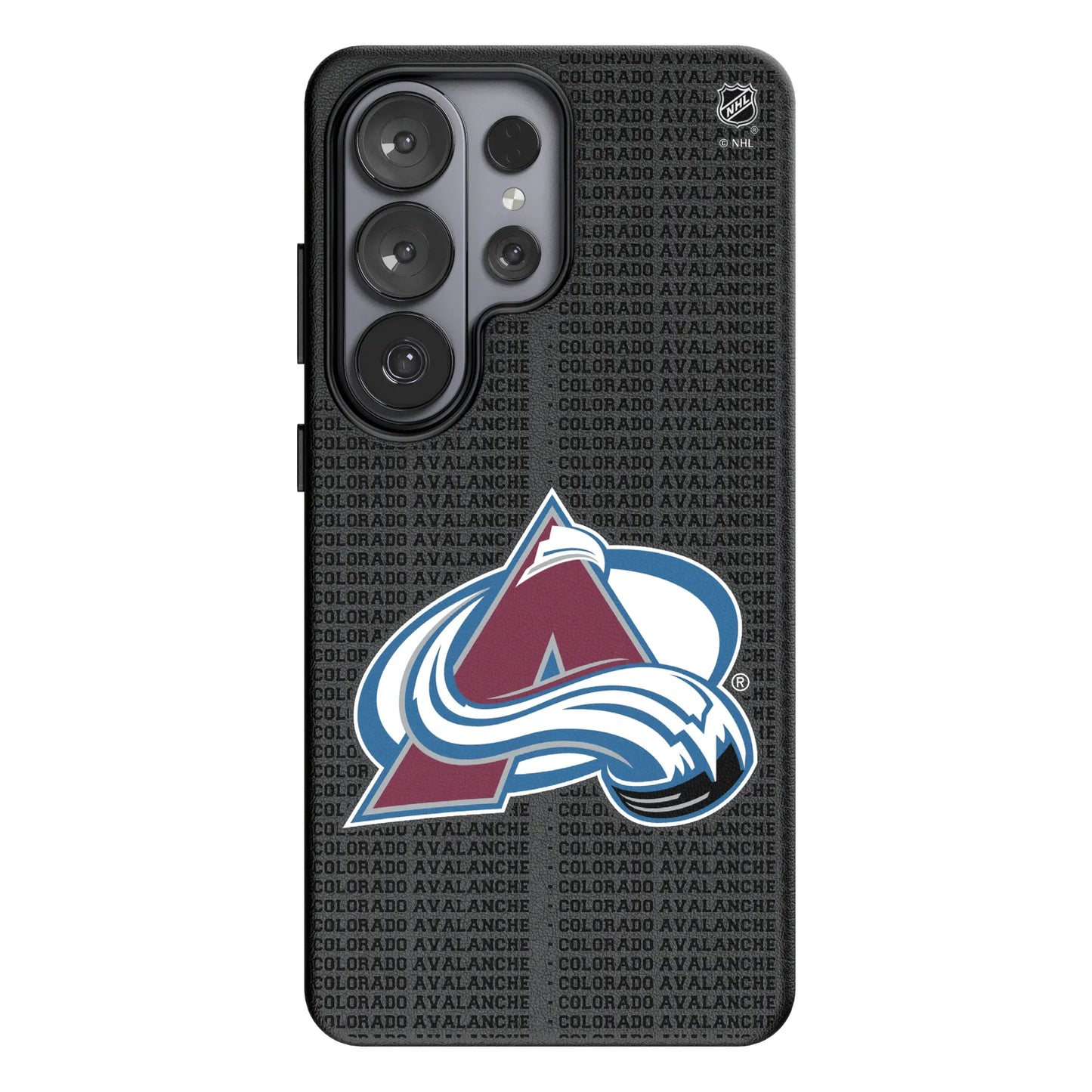 Colorado Avalanche Text Backdrop MagSafe Compatible Phone Case for Samsung Galaxy