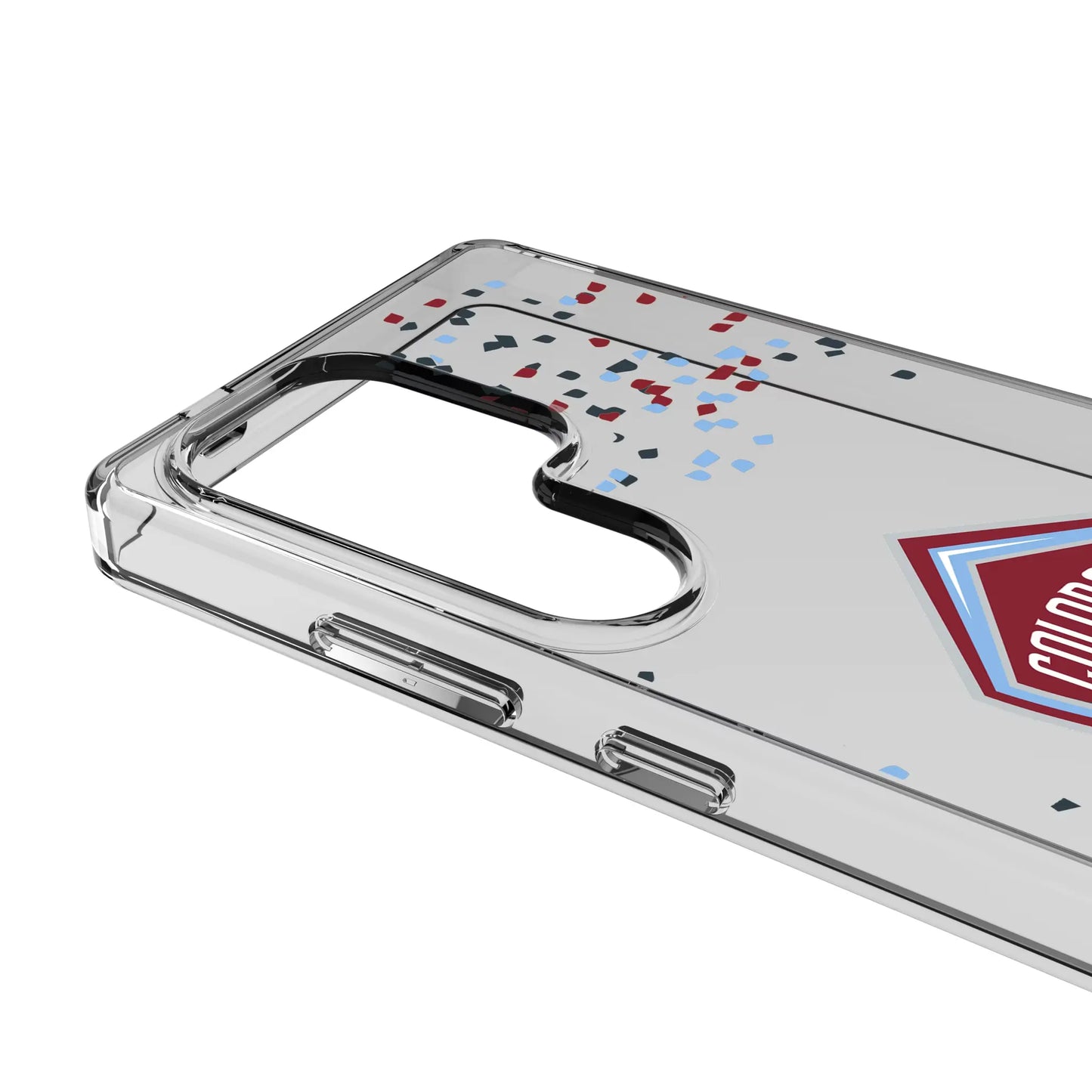 Colorado Rapids Confetti Clear Phone Case for Samsung Galaxy
