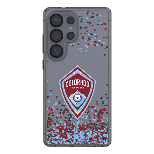 Colorado Rapids Confetti Clear Phone Case for Samsung Galaxy