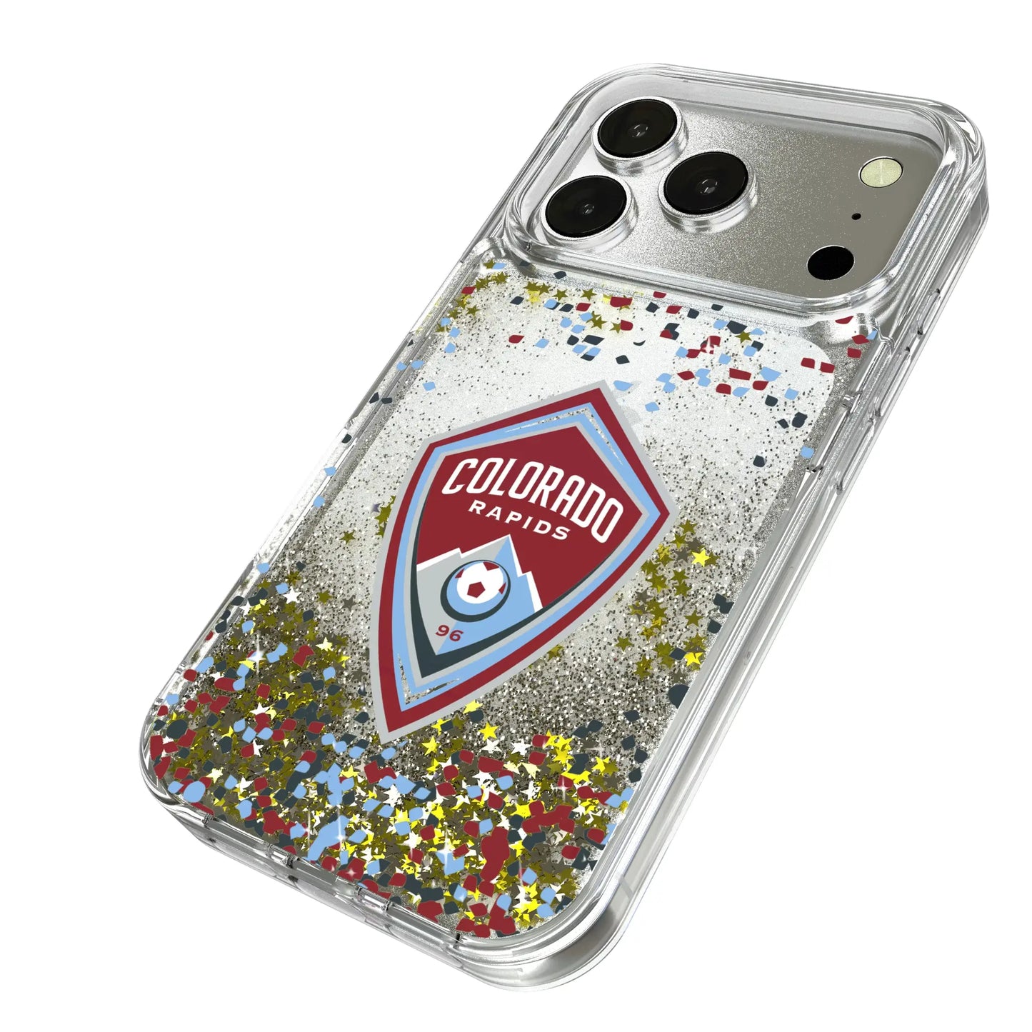 Colorado Rapids Confetti Glitter Phone Case for Apple iPhone