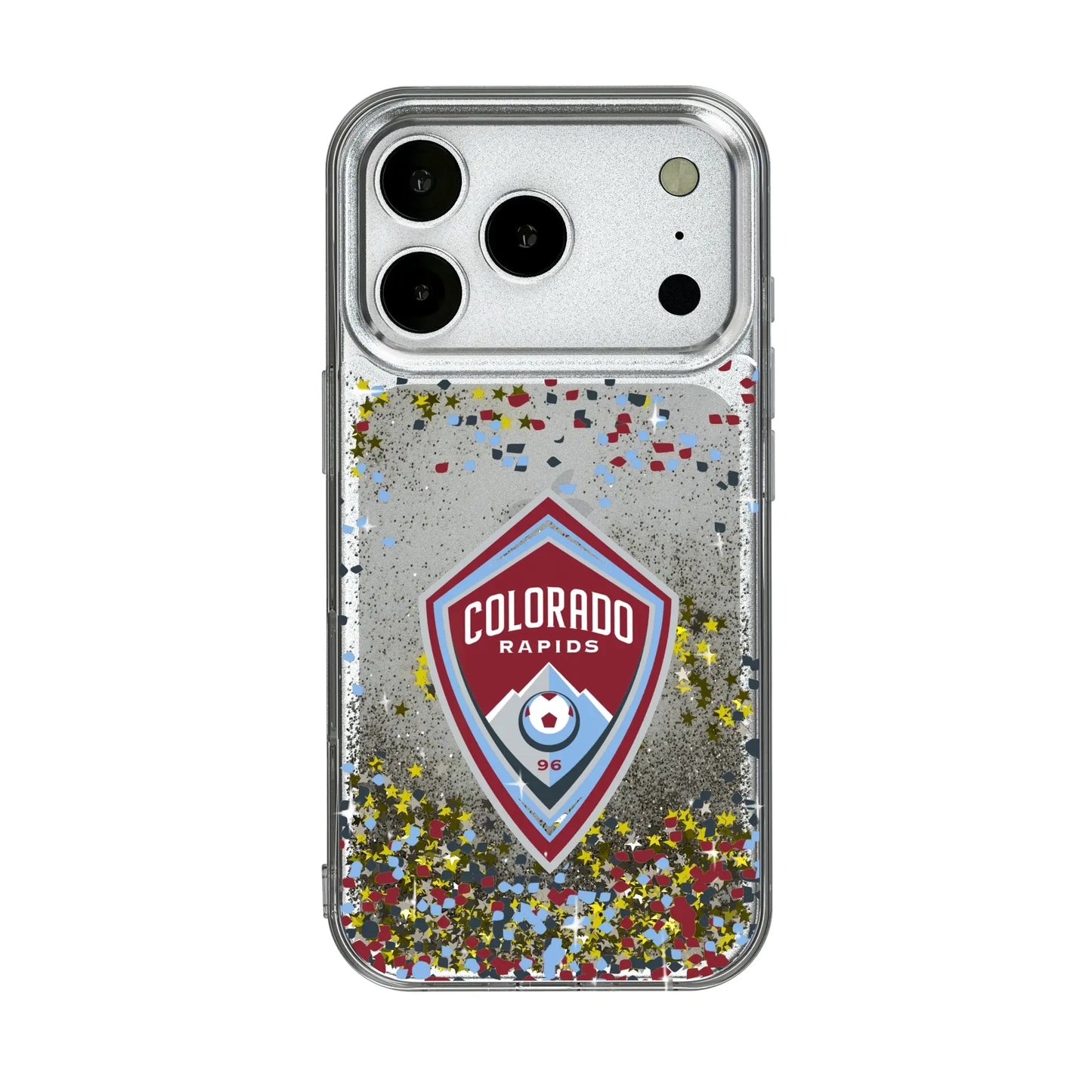 Colorado Rapids Confetti Glitter Phone Case for Apple iPhone