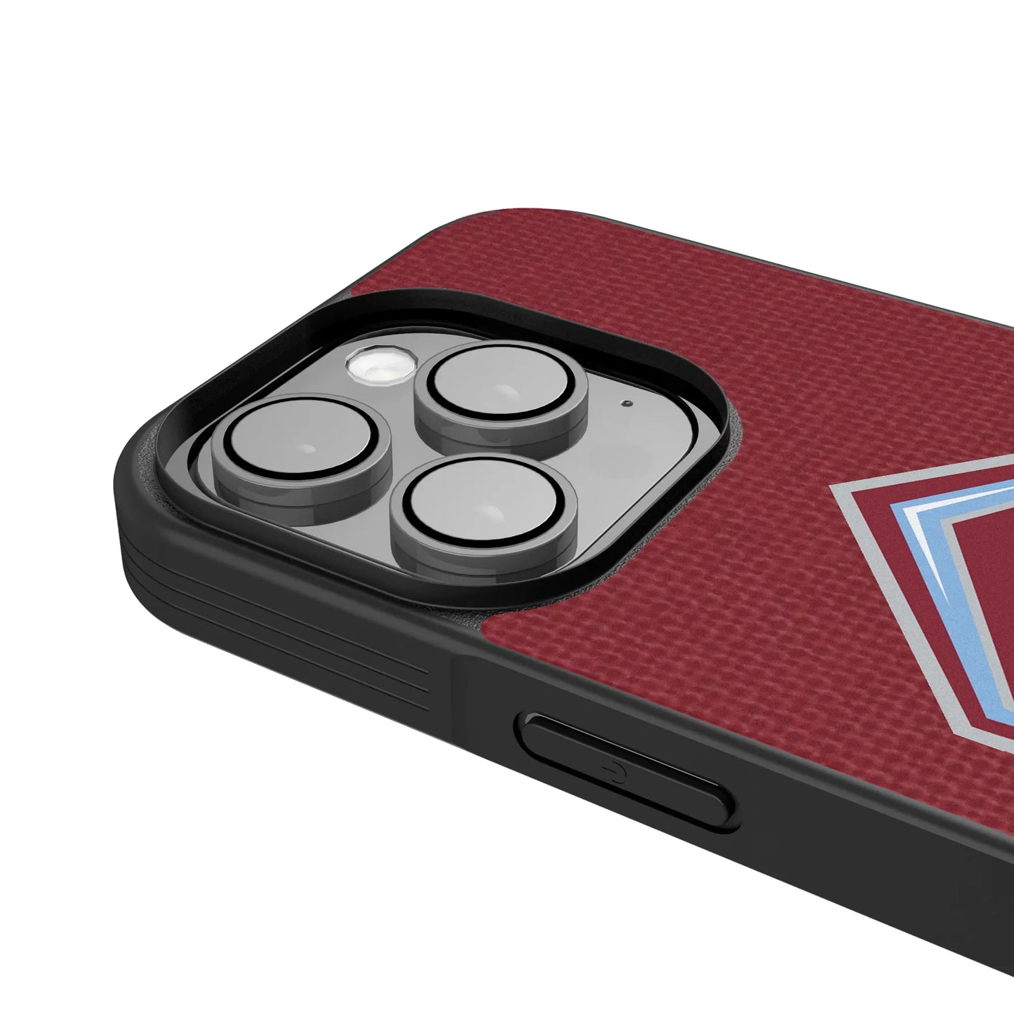 Colorado Rapids Diagonal Stripe Bump Phone Case for Apple iPhone