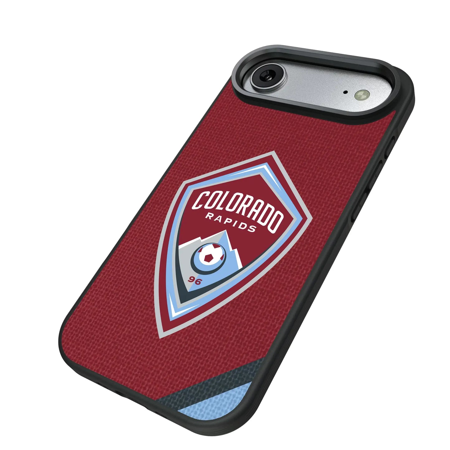 Colorado Rapids Diagonal Stripe Bump Phone Case for Apple iPhone