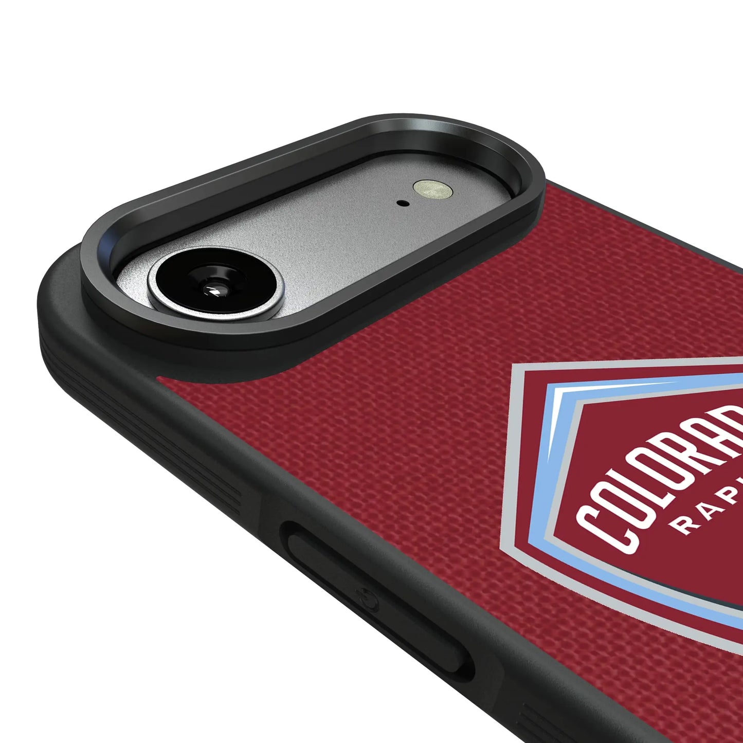Colorado Rapids Diagonal Stripe Bump Phone Case for Apple iPhone