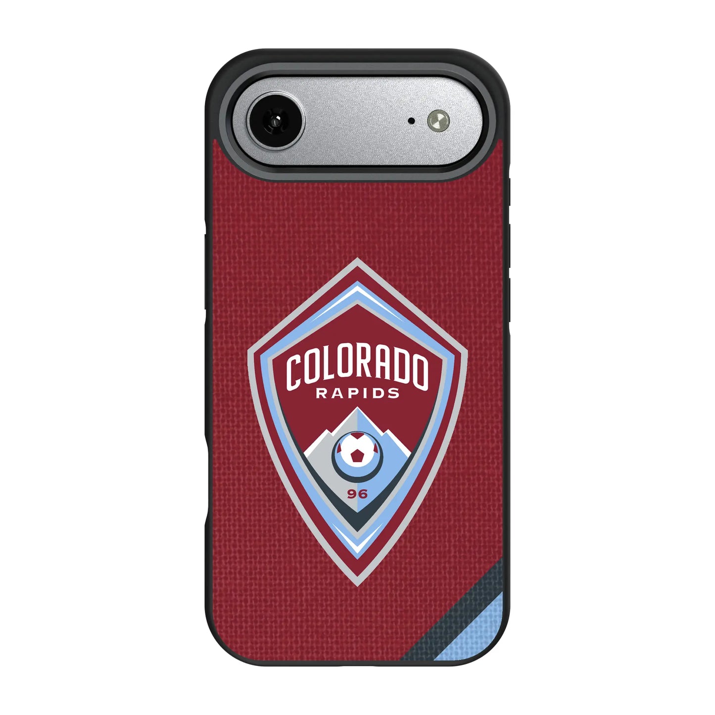 Colorado Rapids Diagonal Stripe Bump Phone Case for Apple iPhone