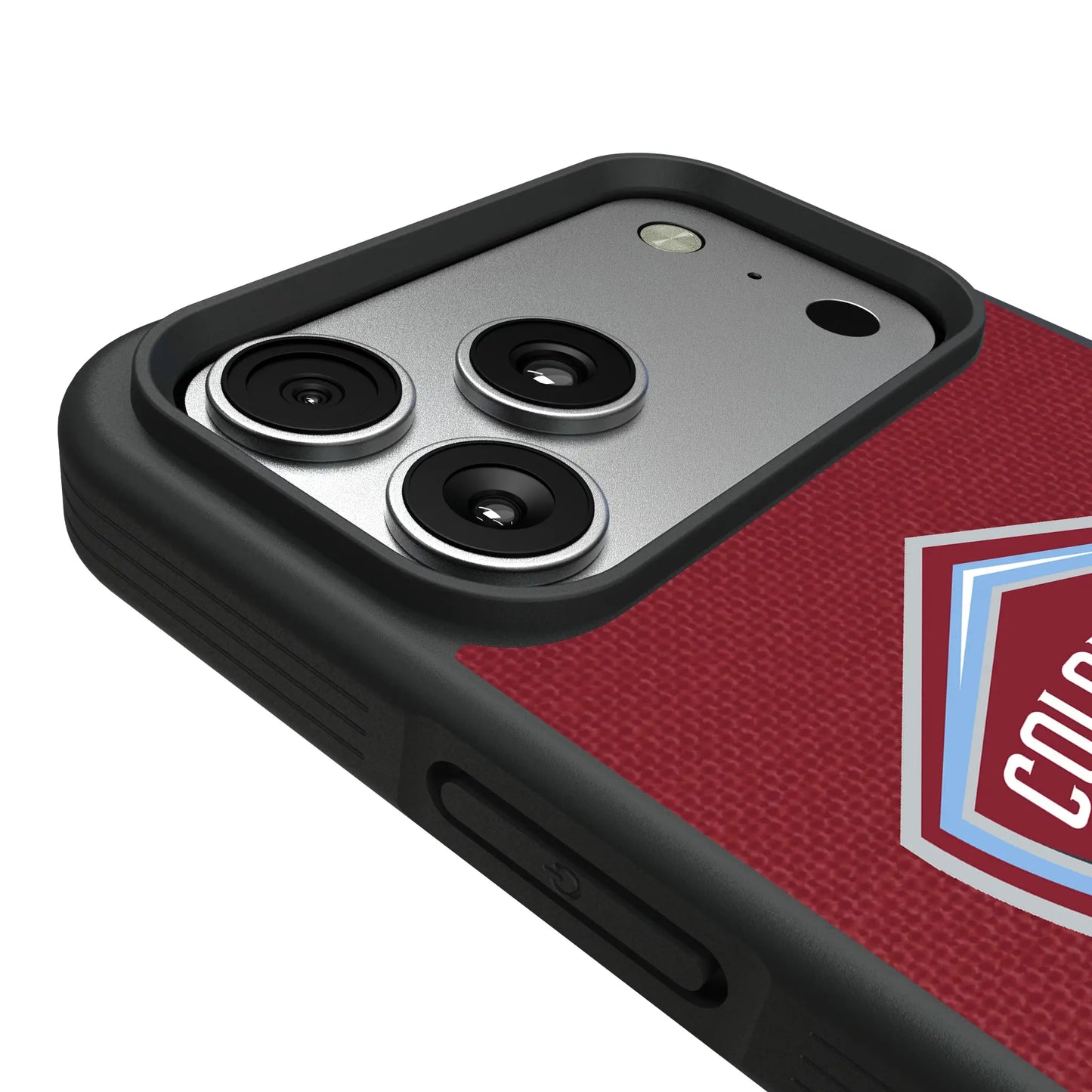 Colorado Rapids Diagonal Stripe Bump Phone Case for Apple iPhone