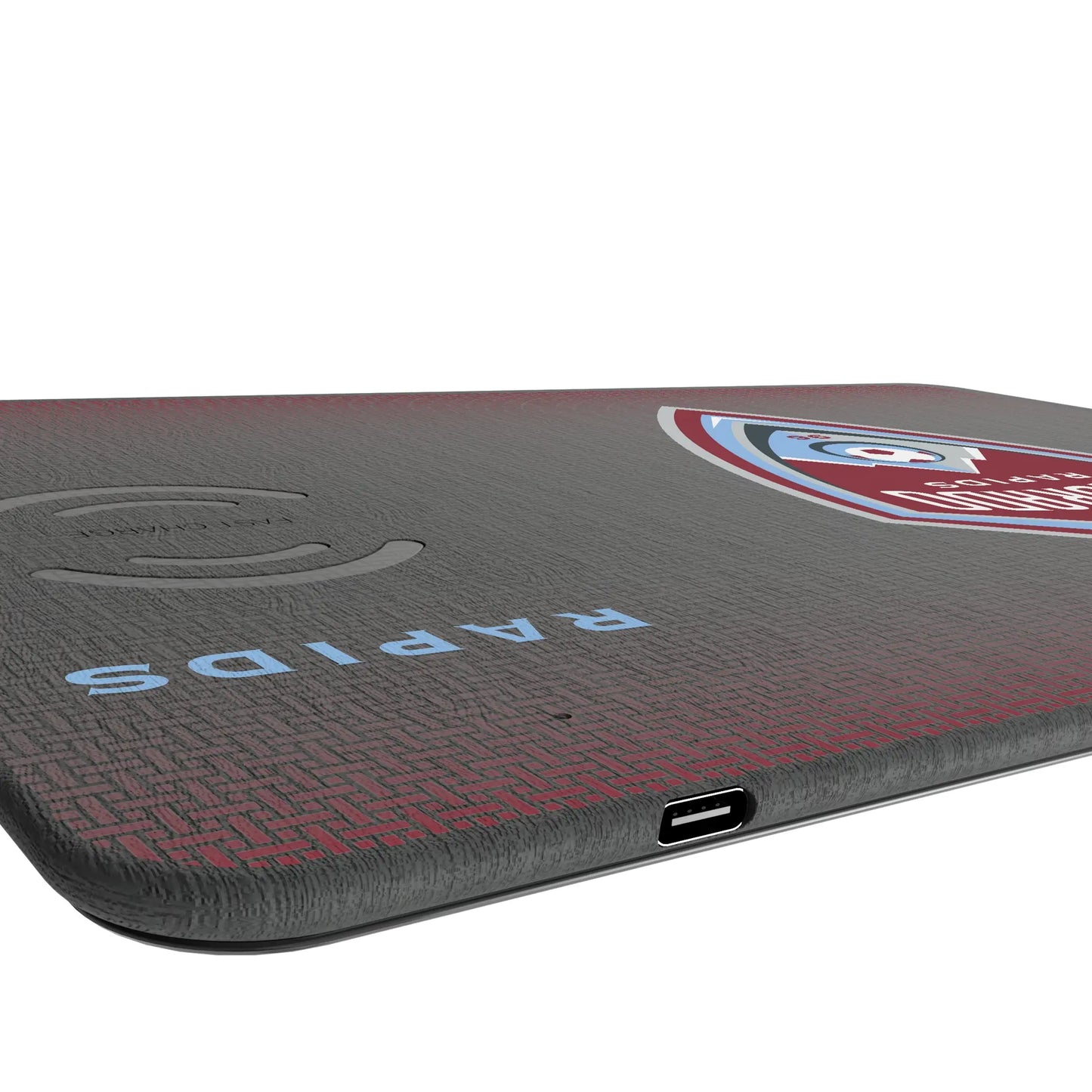 Colorado Rapids Linen 15-Watt Wireless Charger and Mouse Pad