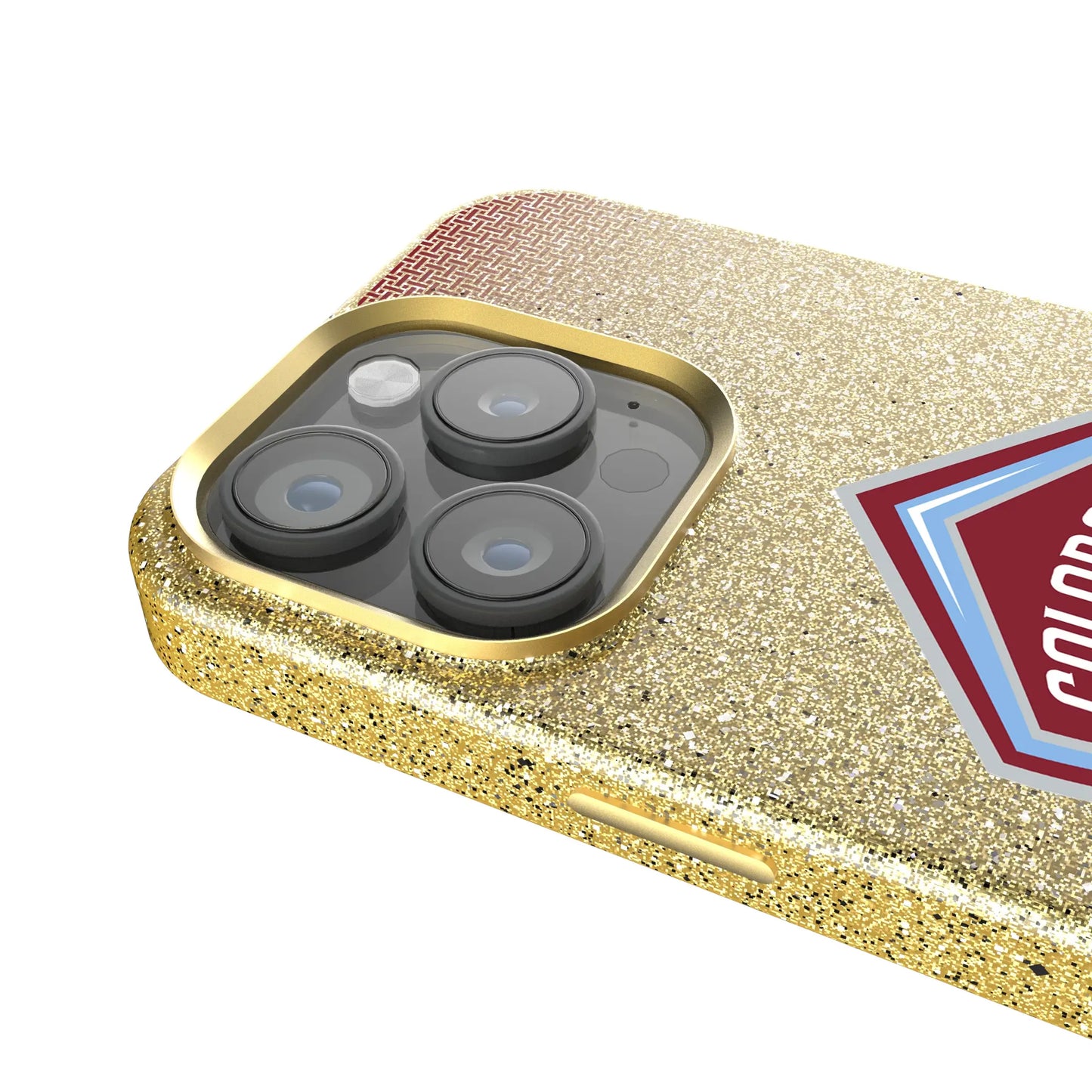 Colorado Rapids Linen Bling Phone Case for Apple iPhone