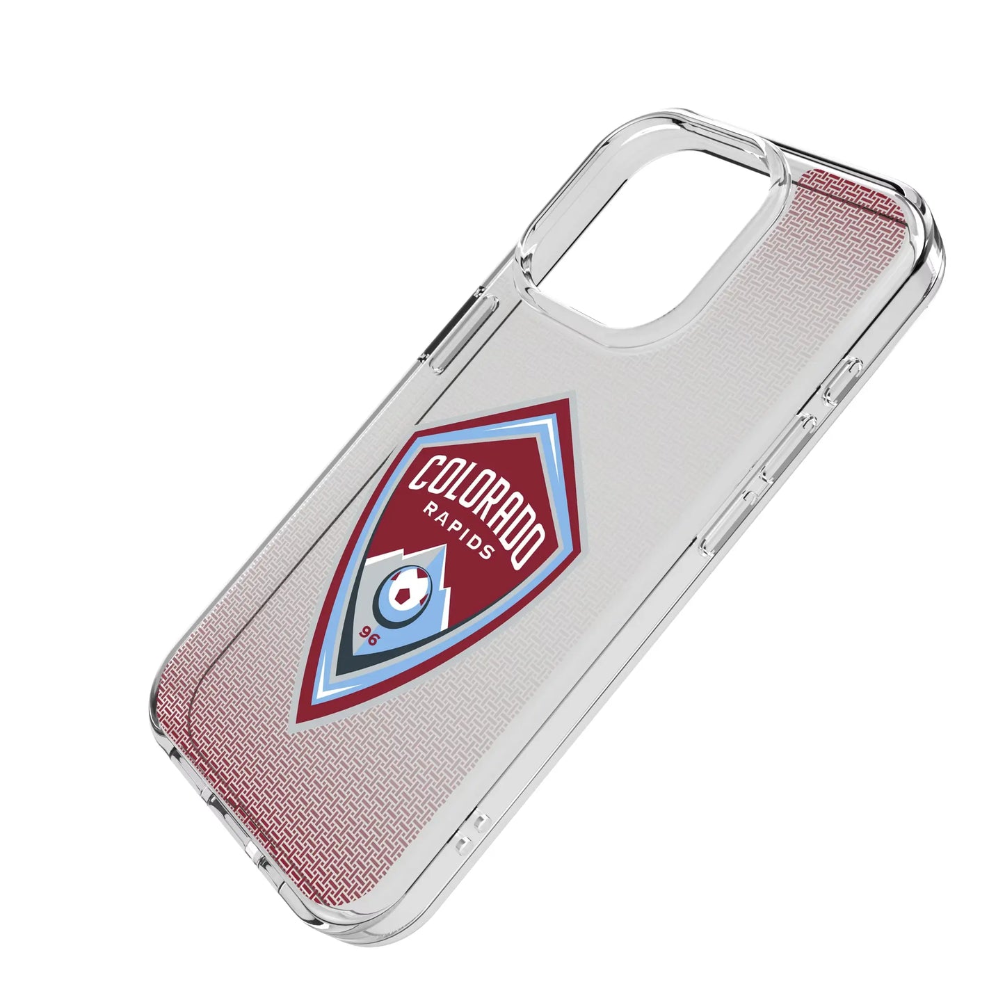 Colorado Rapids Linen Clear Phone Case for Apple iPhone