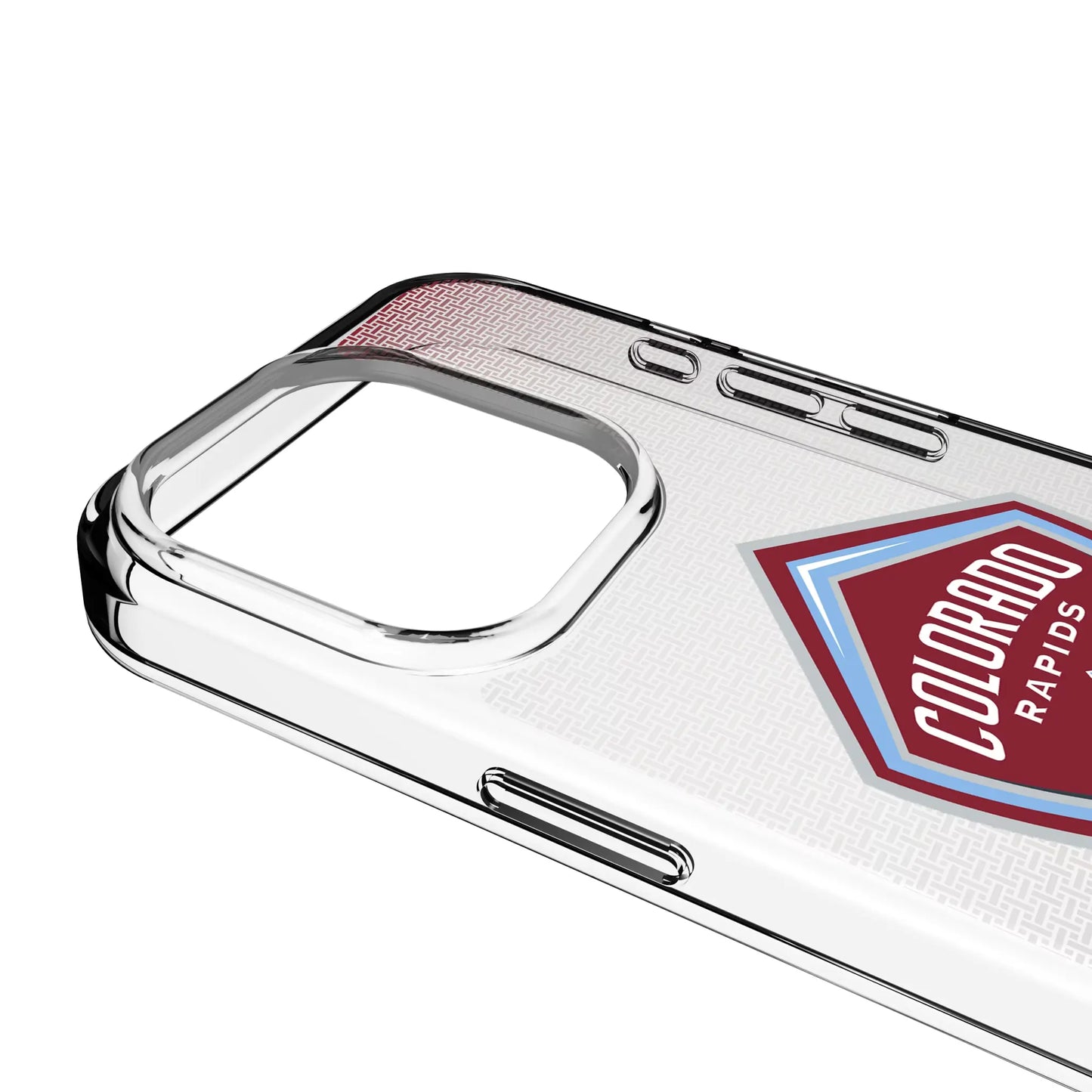 Colorado Rapids Linen Clear Phone Case for Apple iPhone