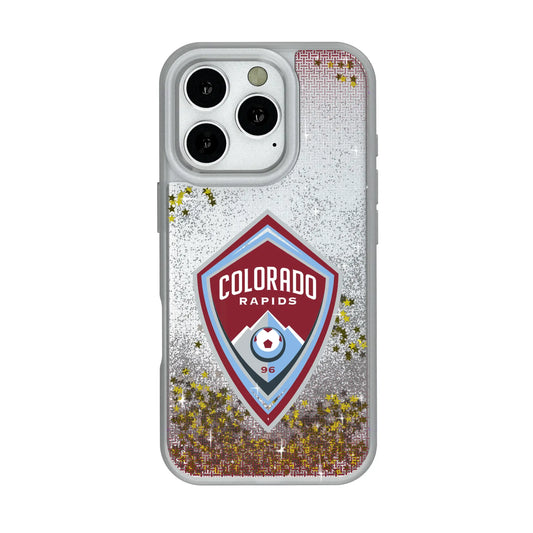 Colorado Rapids Linen Glitter Phone Case for Apple iPhone