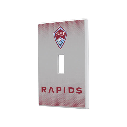 Colorado Rapids Linen Hidden-Screw Light Switch Plate