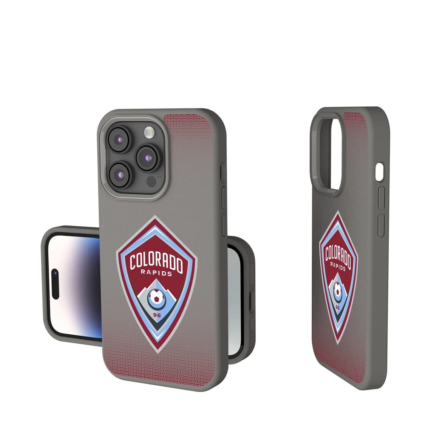 Colorado Rapids Linen Soft Touch Phone Case for Apple iPhone