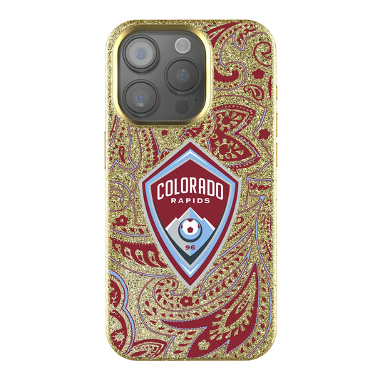 Colorado Rapids Paisley Bling Phone Case for Apple iPhone