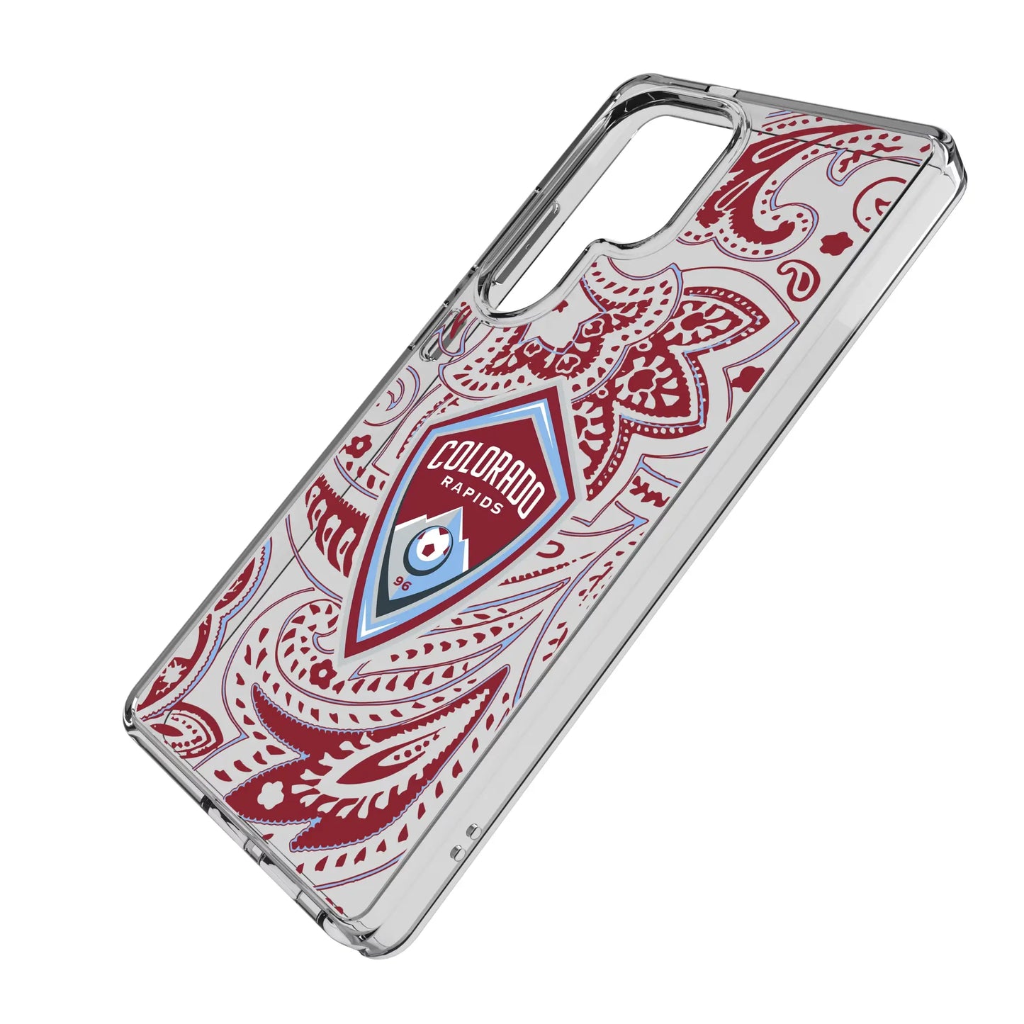 Colorado Rapids Paisley Clear Phone Case for Samsung Galaxy