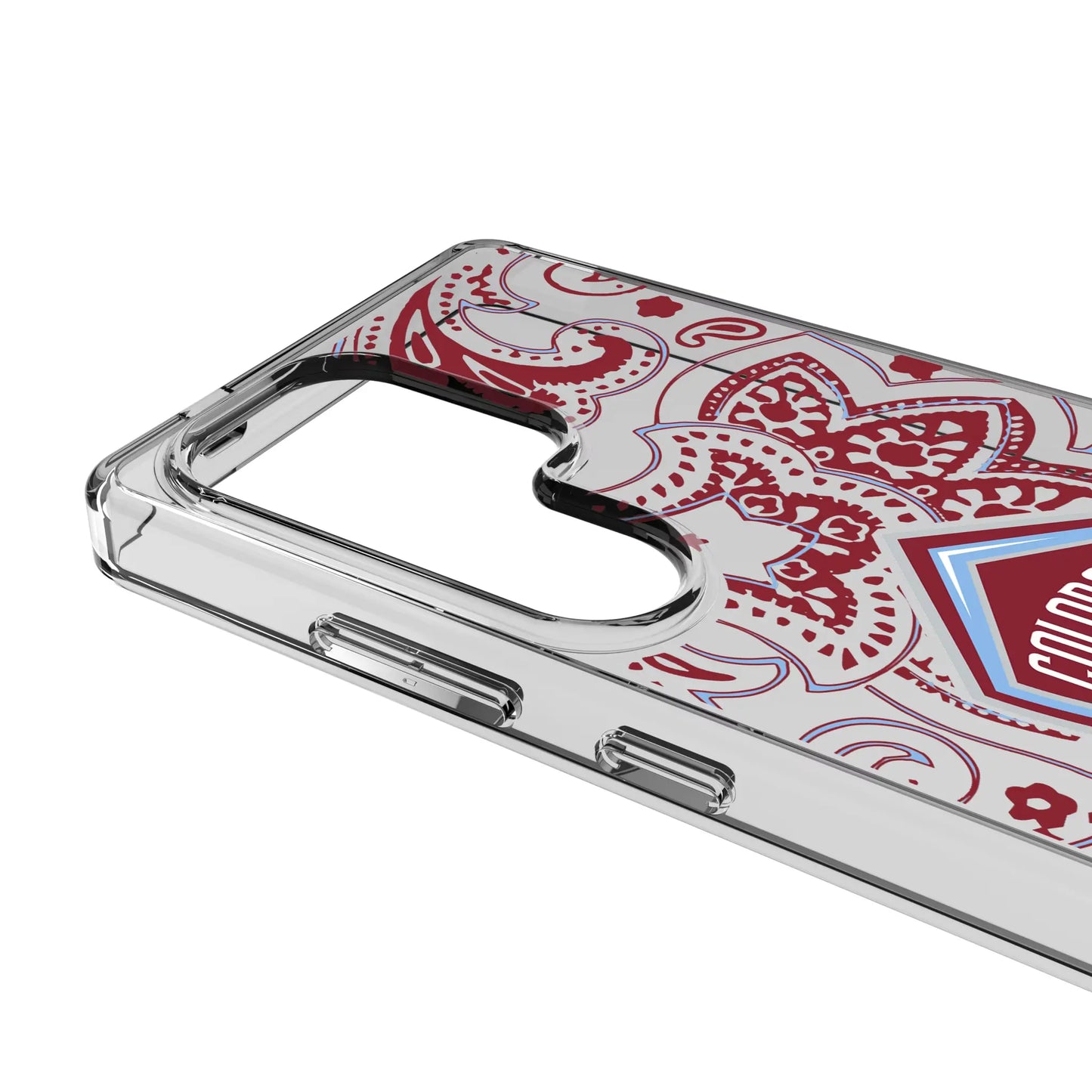 Colorado Rapids Paisley Clear Phone Case for Samsung Galaxy