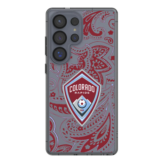 Colorado Rapids Paisley Clear Phone Case for Samsung Galaxy