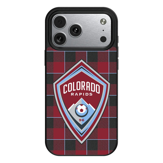Colorado Rapids Plaid MagSafe Compatible Phone Case for Apple iPhone