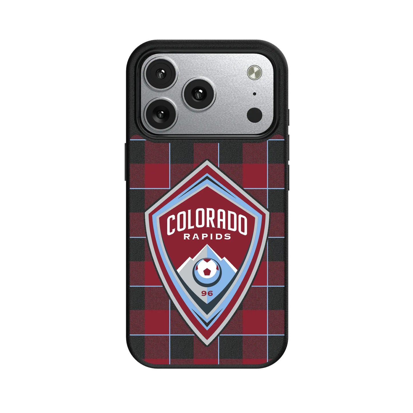 Colorado Rapids Plaid MagSafe Compatible Phone Case for Apple iPhone