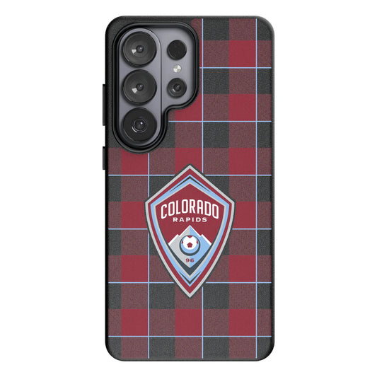 Colorado Rapids Plaid MagSafe Compatible Phone Case for Samsung Galaxy