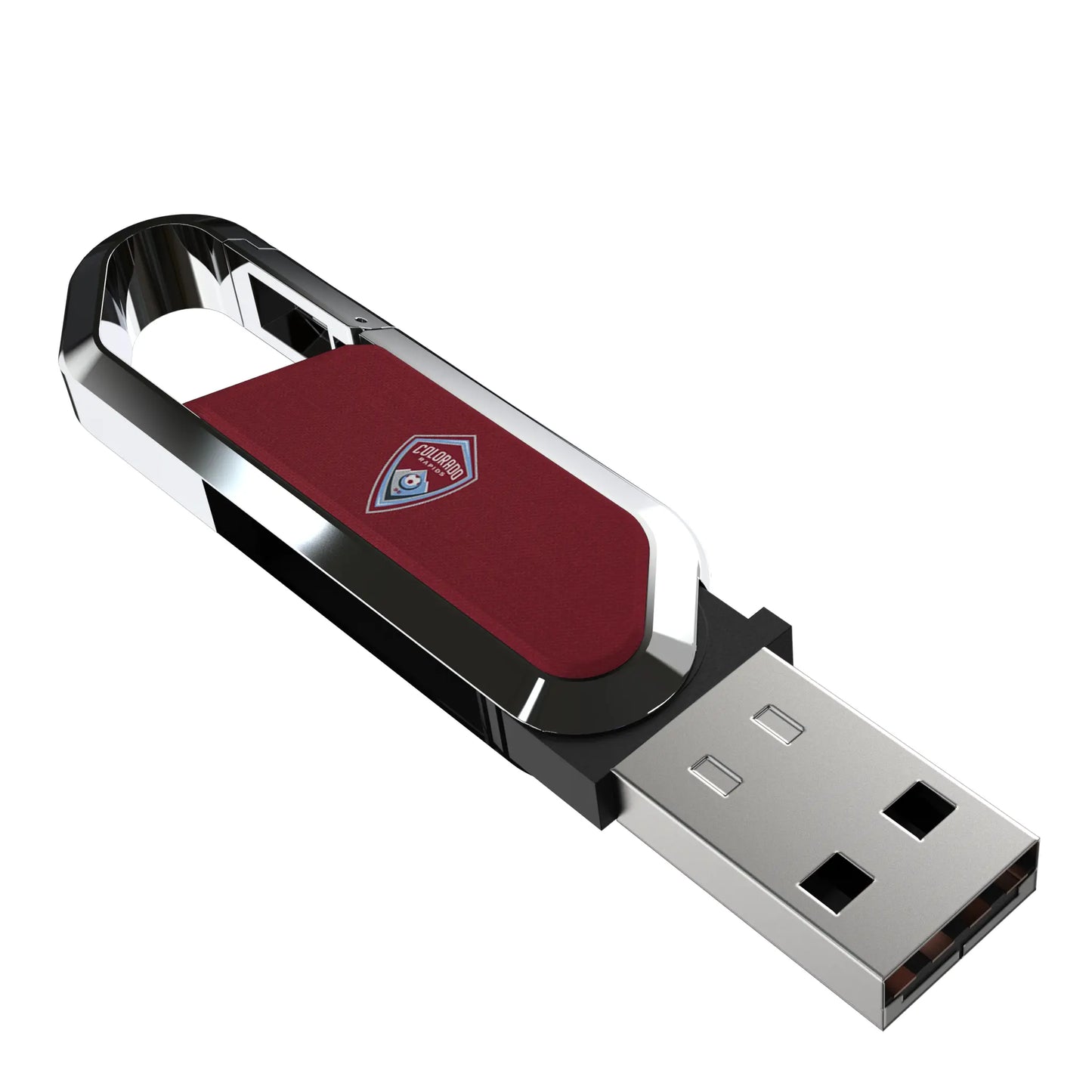 Colorado Rapids Solid USB 64GB Clip Style Flash Drive