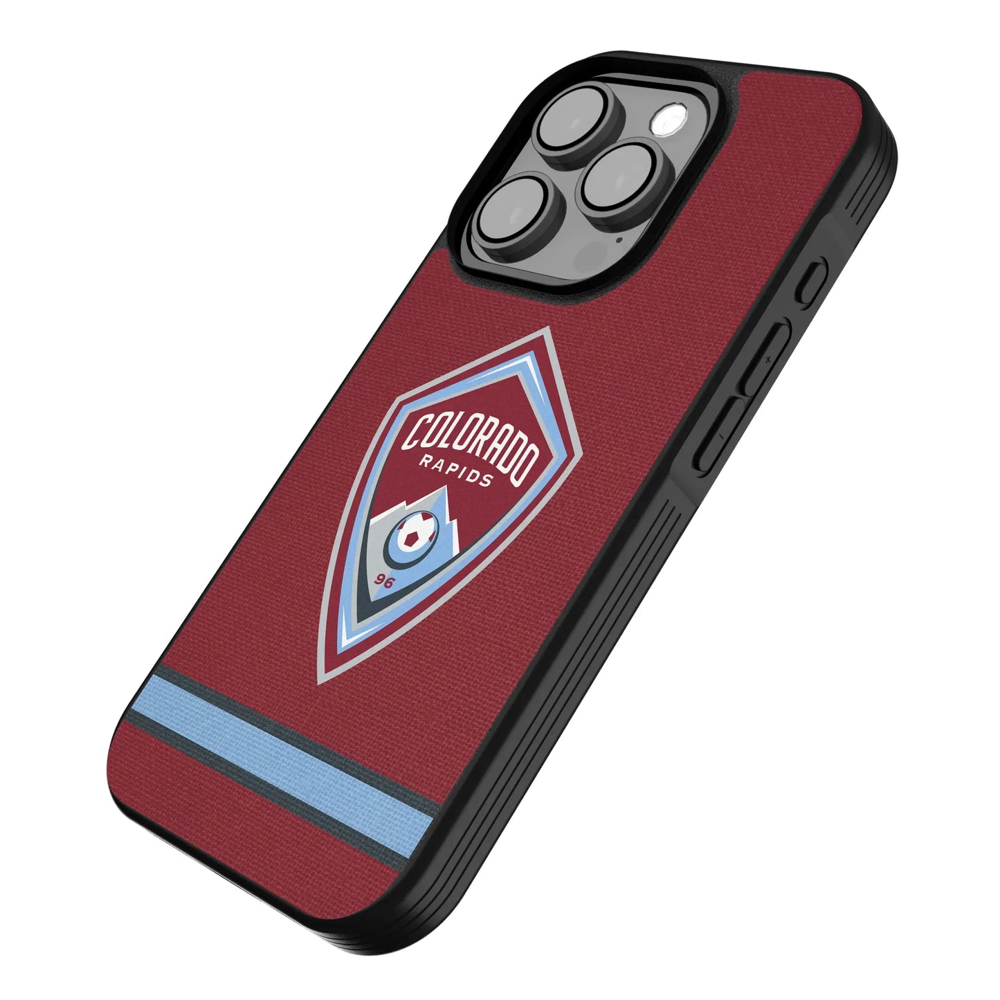 Colorado Rapids Stripe Bump Phone Case for Apple iPhone