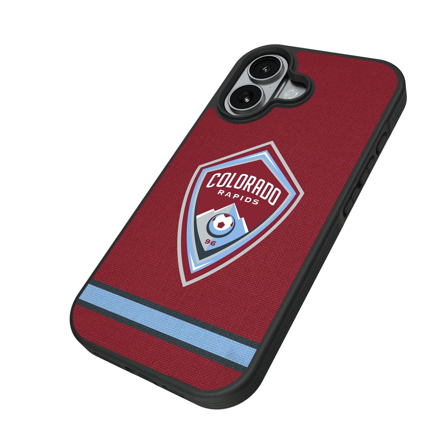Colorado Rapids Stripe Bump Phone Case for Apple iPhone