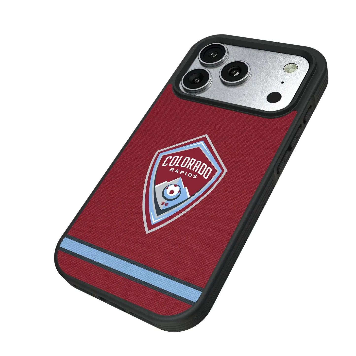 Colorado Rapids Stripe Bump Phone Case for Apple iPhone