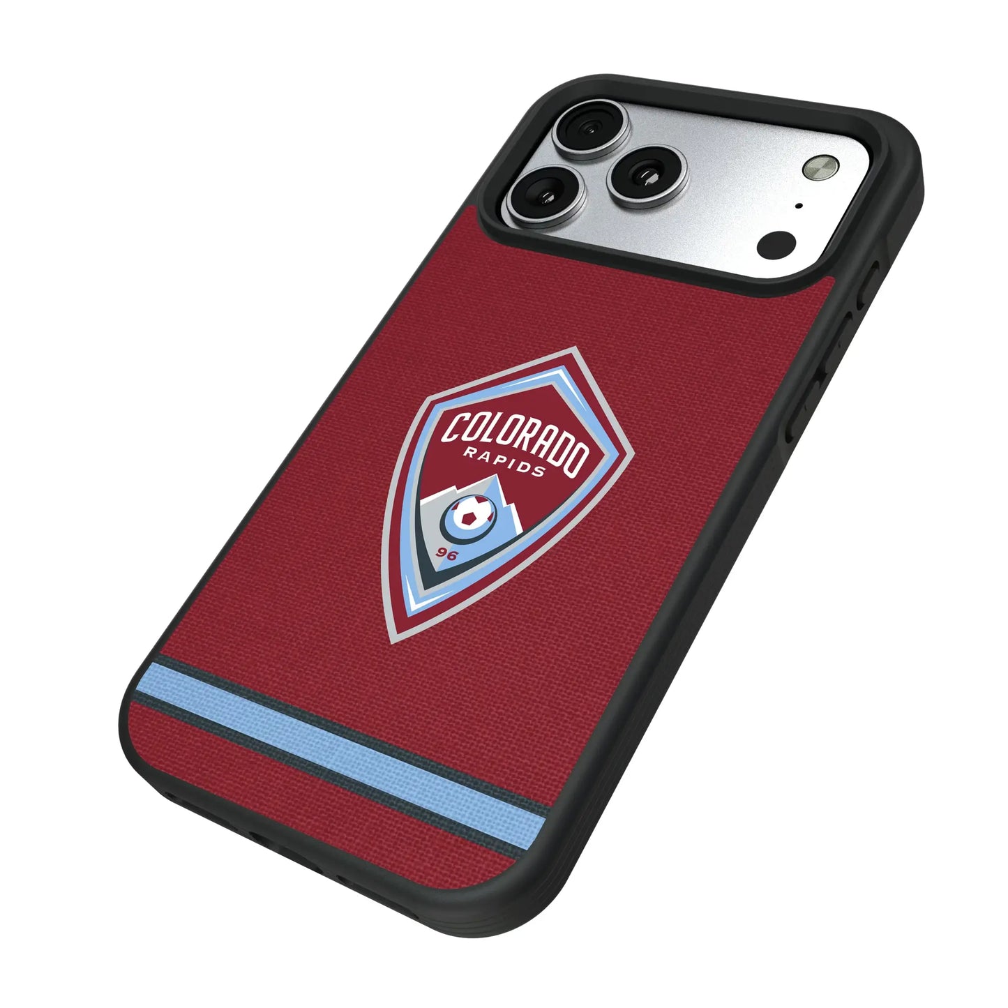 Colorado Rapids Stripe Bump Phone Case for Apple iPhone