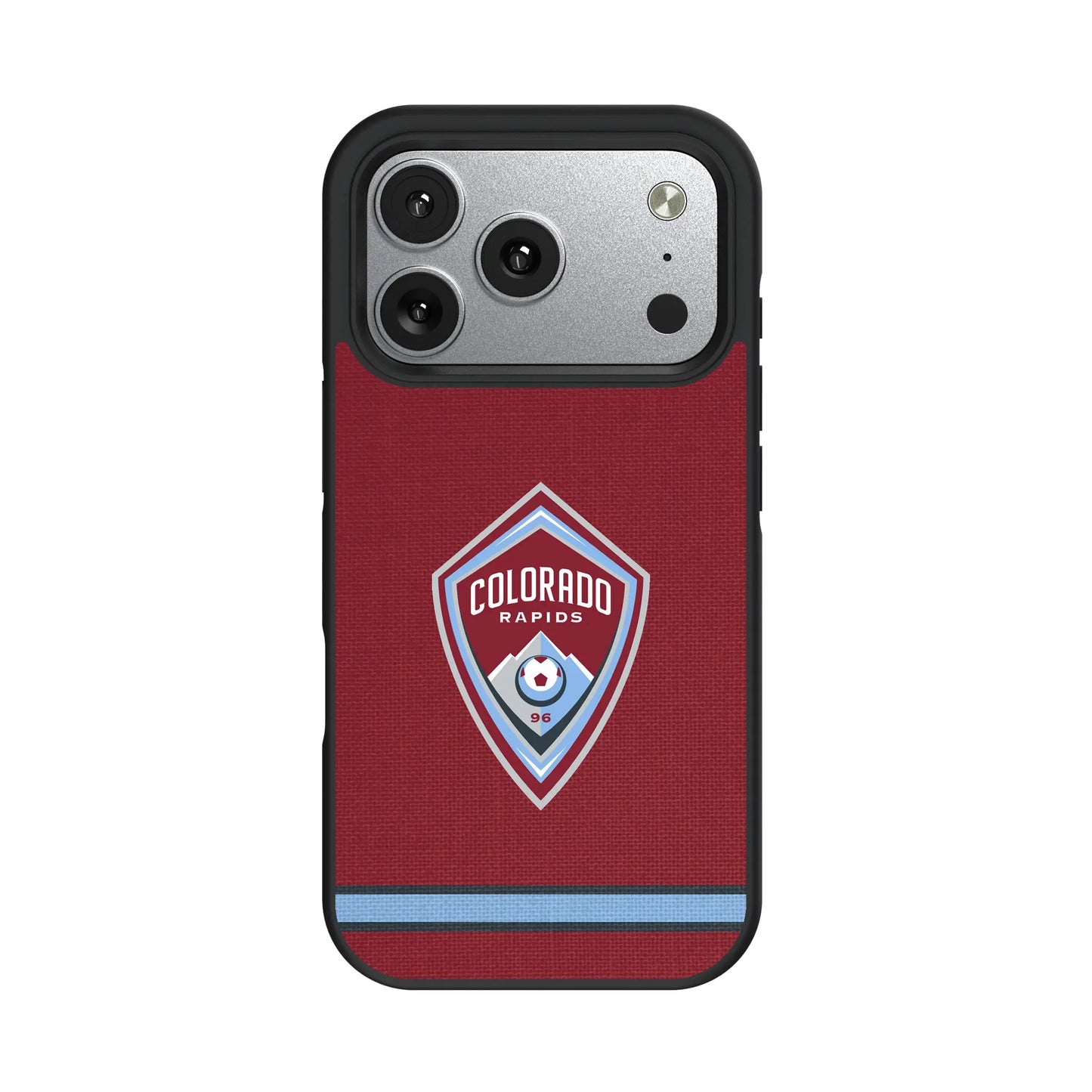 Colorado Rapids Stripe Bump Phone Case for Apple iPhone