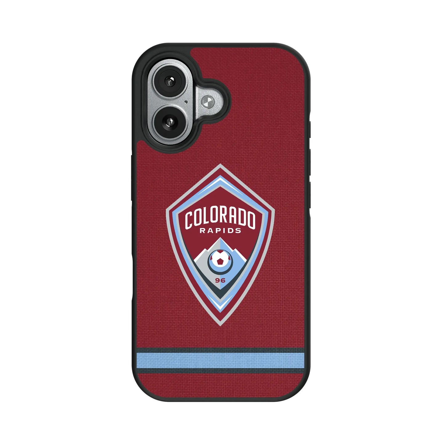 Colorado Rapids Stripe Bump Phone Case for Apple iPhone