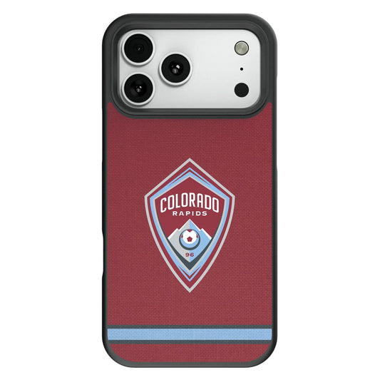Colorado Rapids Stripe Bump Phone Case for Apple iPhone