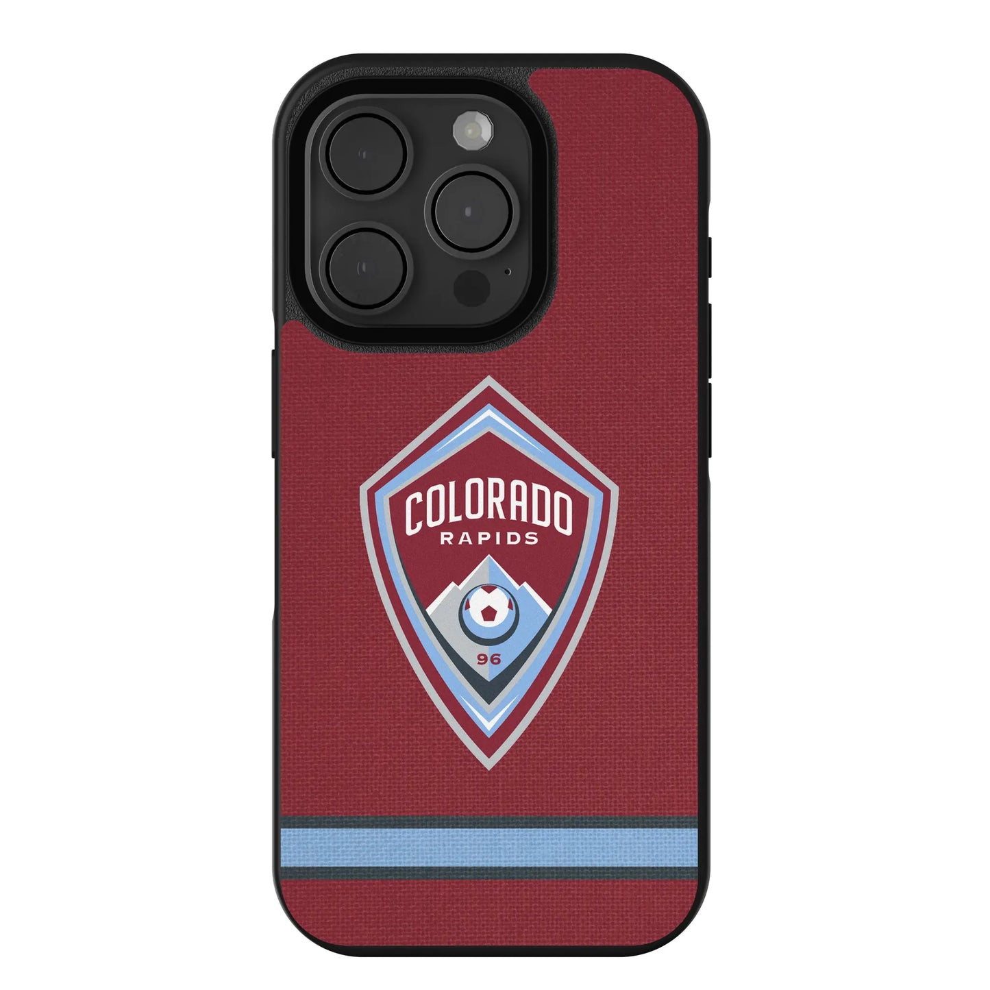 Colorado Rapids Stripe Bump Phone Case for Apple iPhone