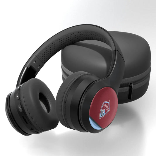 Colorado Rapids Stripe Wireless Over-Ear BT Headphones With Case